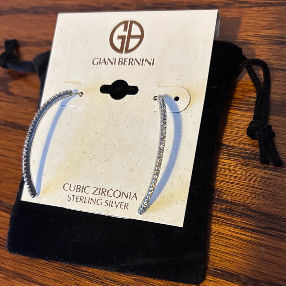 Giani Bernini Sterling Silver Curved Earrings